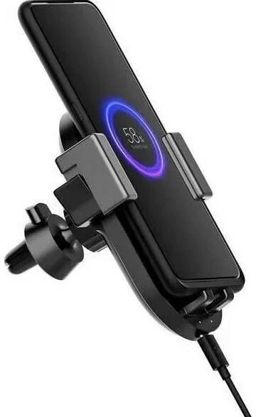 Держатель с беспроводной зарядкой Xiaomi Wireless Car Charger 30W  черный в Узбекистане