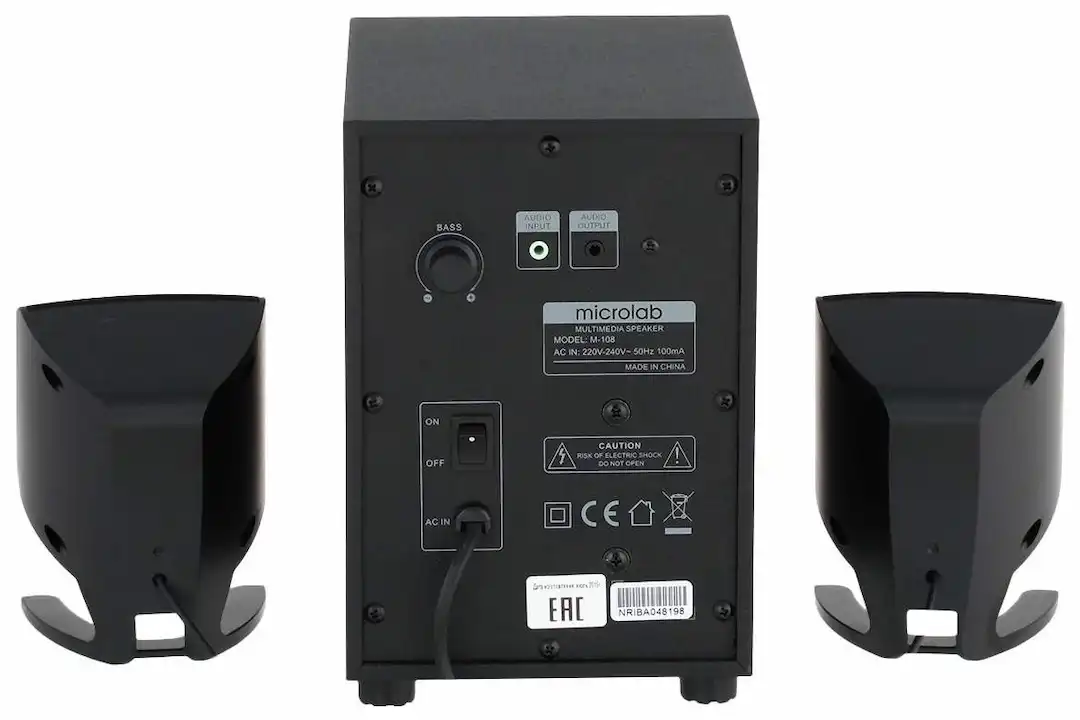 Компьютерная акустика Microlab M-108 BT - фото №4 Компьютерная акустика Microlab M-108 BT в Узбекистане