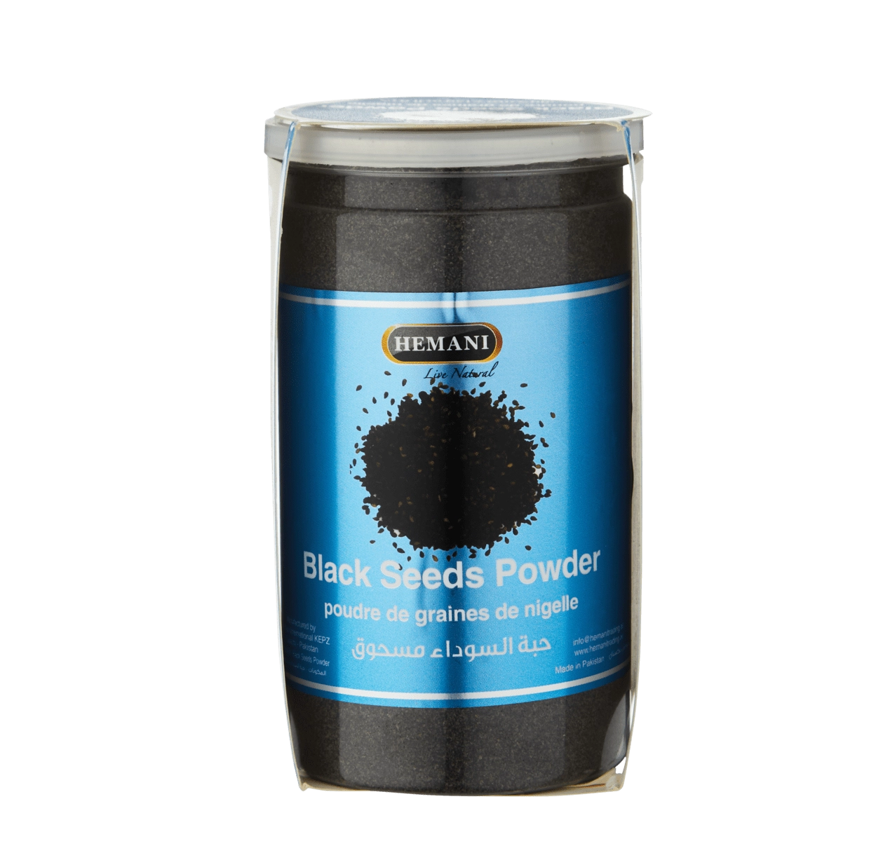 МОЛОТЫЙ ПОРОШОК ЧЕРНОГО ТМИНА BLACK SEEDS POWDER JAR 200GR недорого