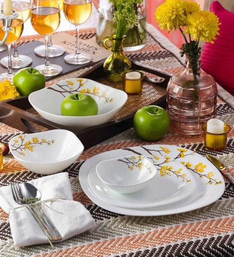 Столовый сервиз Diva La Opala Quadra Summertide (46 пред) купить