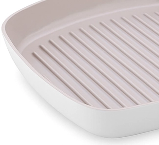 Сковорода-гриль Korkmaz Gusto 28x28 см (A2985) алюминиевая, антипригарная , Beige в Узбекистане