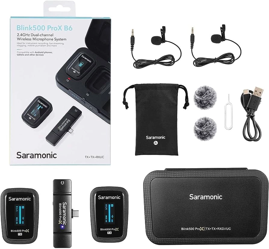 Saramonic Blink500 ProX B6 simsiz mikrofon tizimi - rasm №4 Saramonic Blink500 ProX B6 simsiz mikrofon tizimi O'zbekistonda