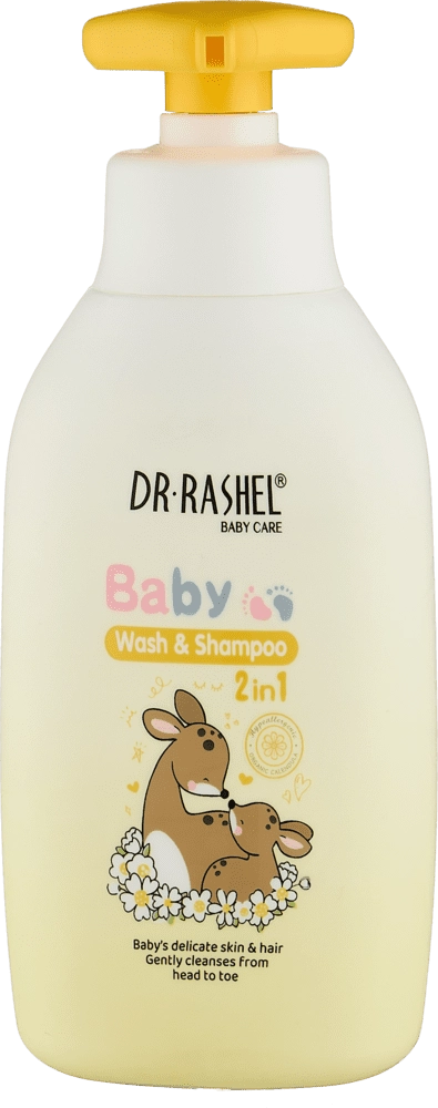 Детский шампунь ​​Dr.Rashel Baby 2 In 1 Wash And Shampoo 300ML недорого
