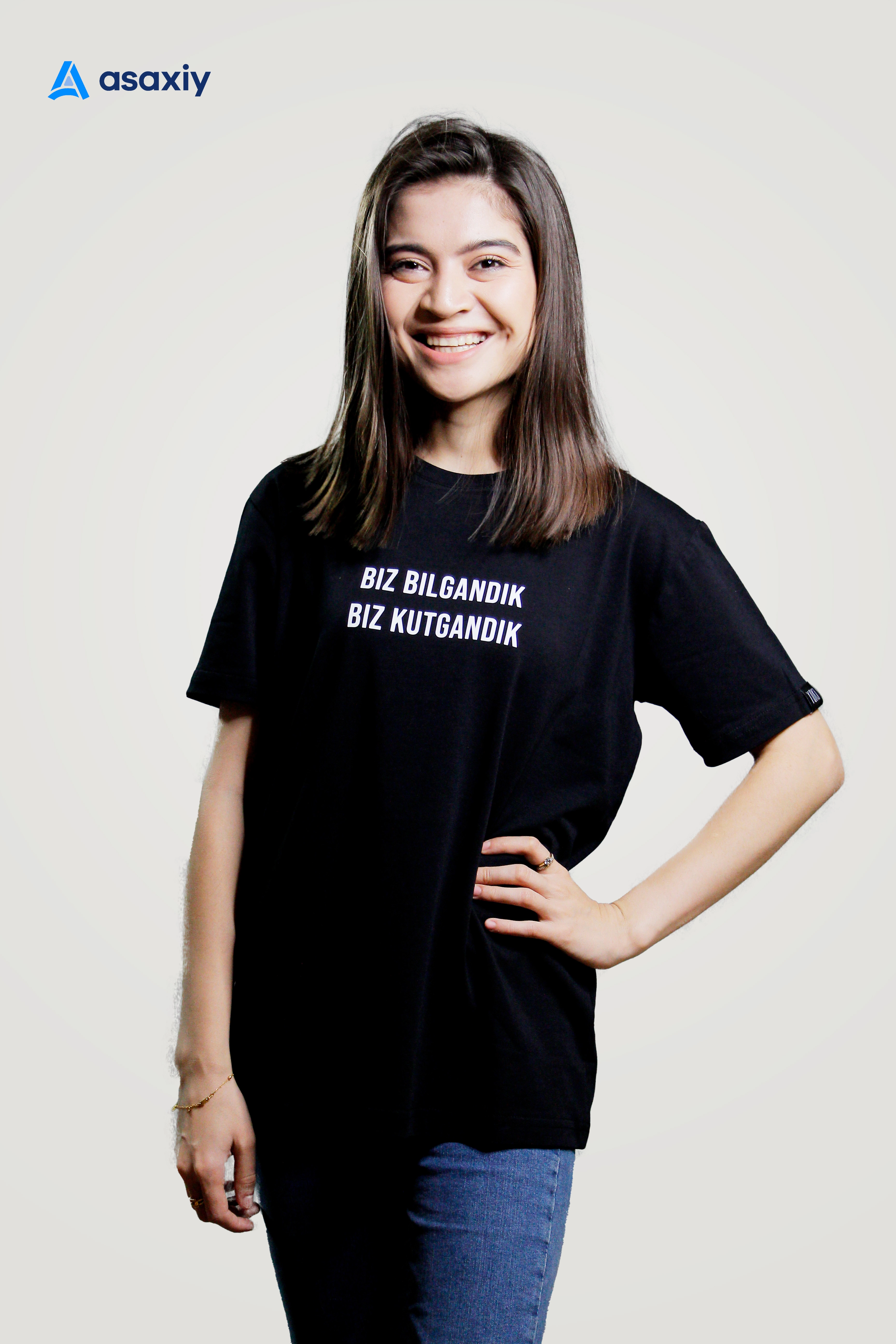 YOKI "Biz bilgandik biz kutgandik" Black futbolkasi M O'zbekistonda