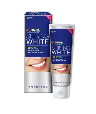 Dental Clinic 2080 Shining White (oqartiruvchi), tish pastasi, 100 gr - rasm №2 Dental Clinic 2080 Shining White (oqartiruvchi), tish pastasi, 100 gr sotib olish