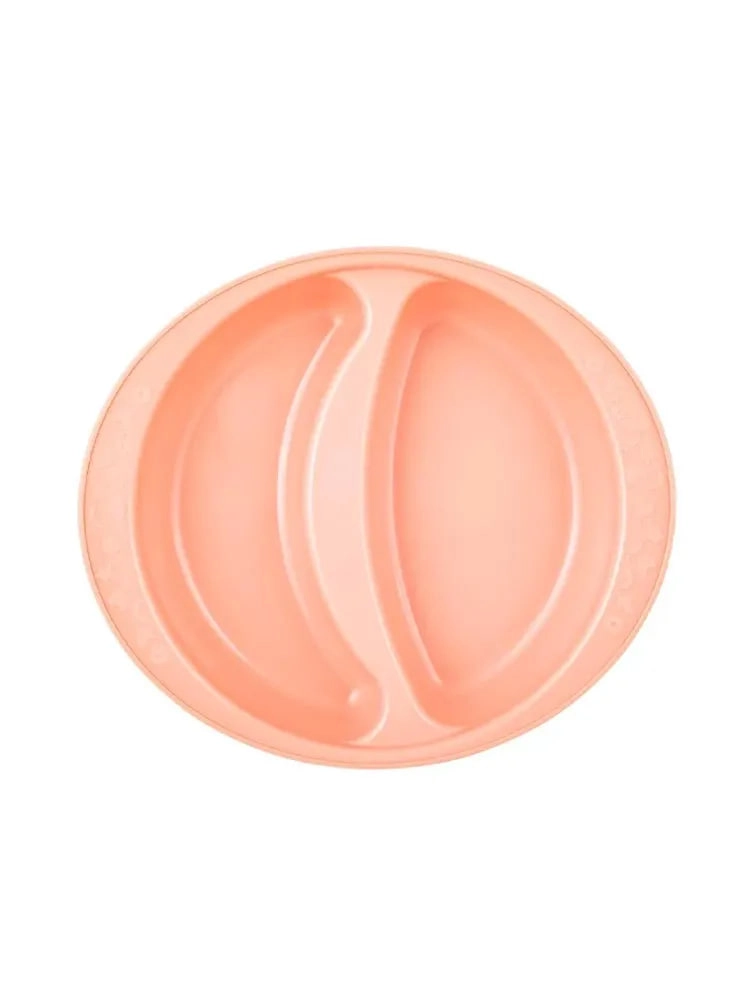 Тарелка двухсекционная Follow Me персиковая карамель недорого