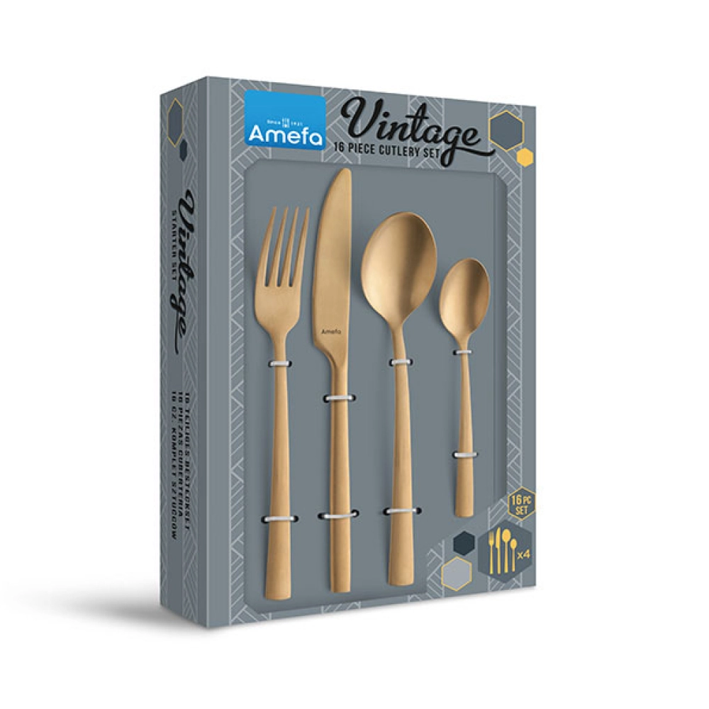AMEFA "Vinatge Gold 16" oshxona anjomlari to'plami, 9035VUVG17B78 sotib olish
