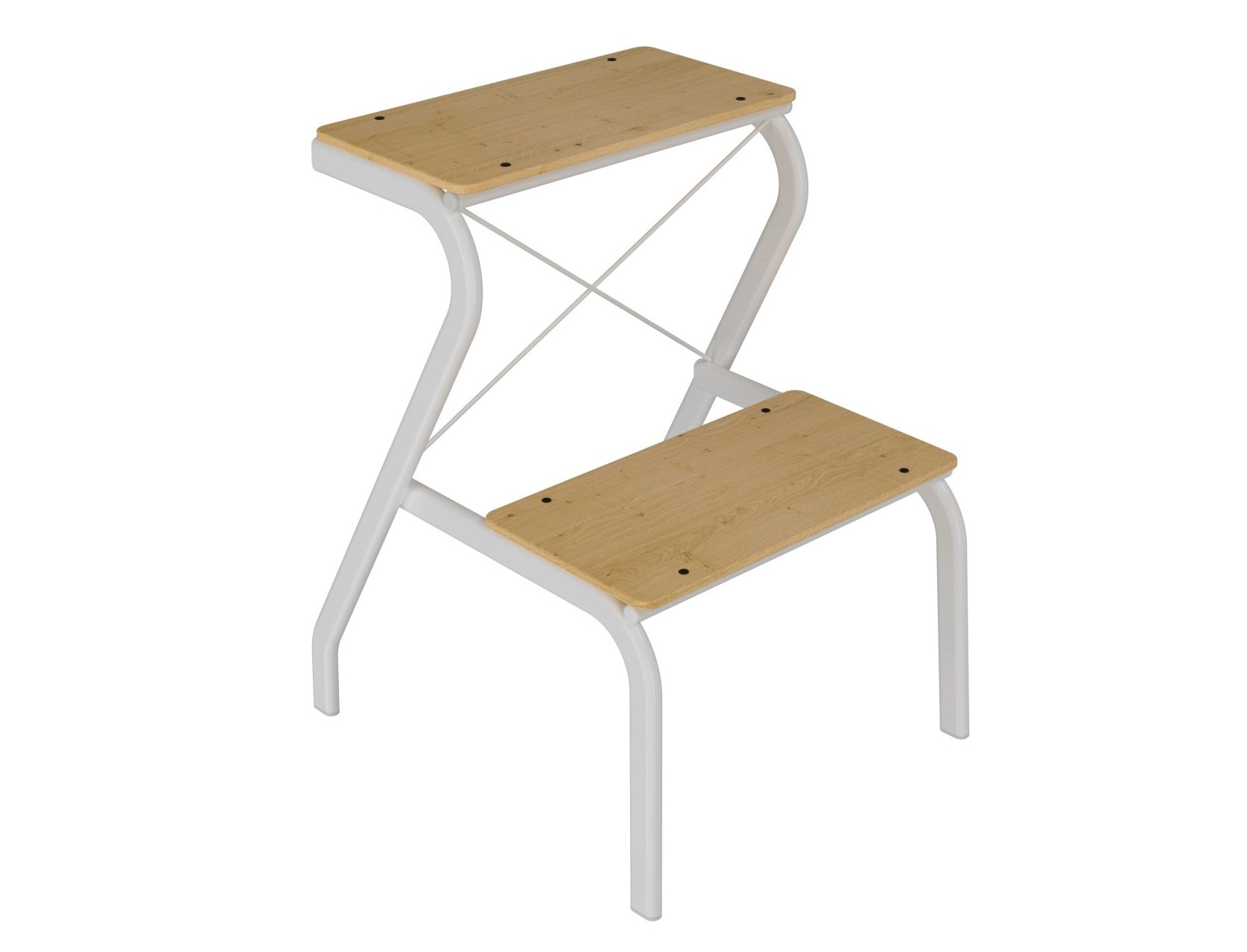 Табурет - стремянка Конёк (Белый) купить