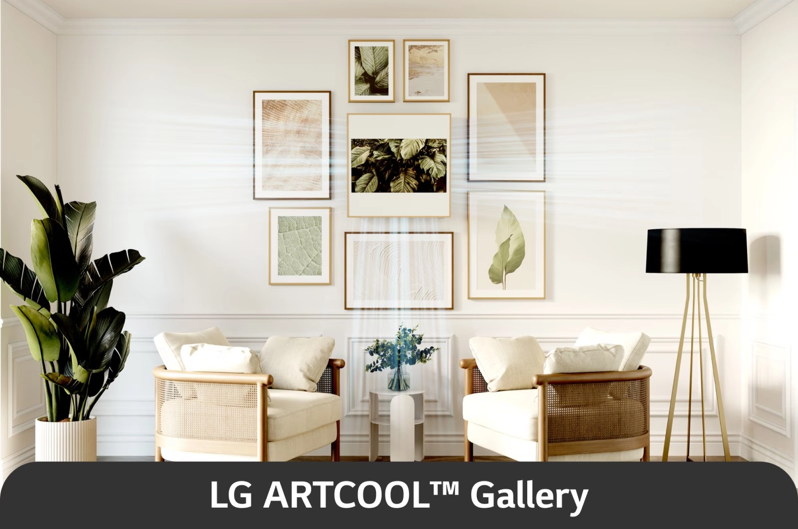 LG ARTCOOL Gallery Premium A12GA2 invertor matorli konditsioner tez yetkazib berish