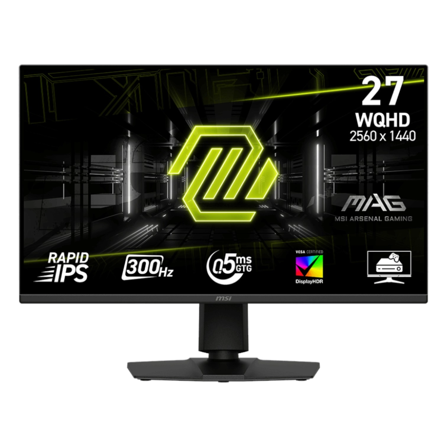 Monitori MSI MAG 275QPF X30 / 27" / 300Hz / WQHD/ Rapid IPS / 0.5ms / DisplayHDR 400, Black sotib olish