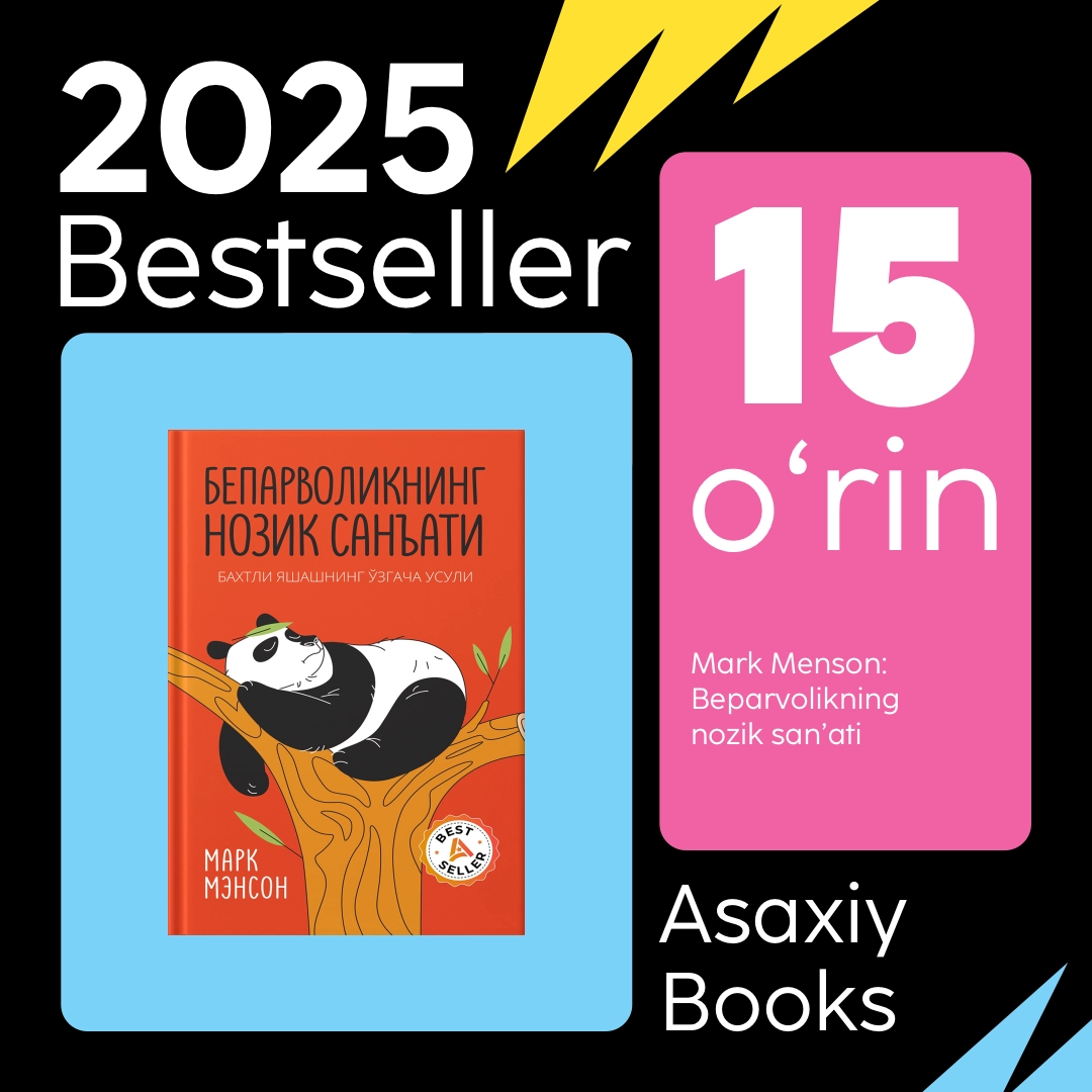 "Asaxiy Books yil bestsellerlari 2025" to&lsquo;plami - uygacha yetkazish bepul! narxi