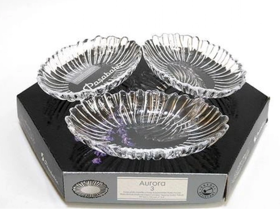 Набор салатников Pasabahce Aurora 10x15см 3шт (10545) в Узбекистане