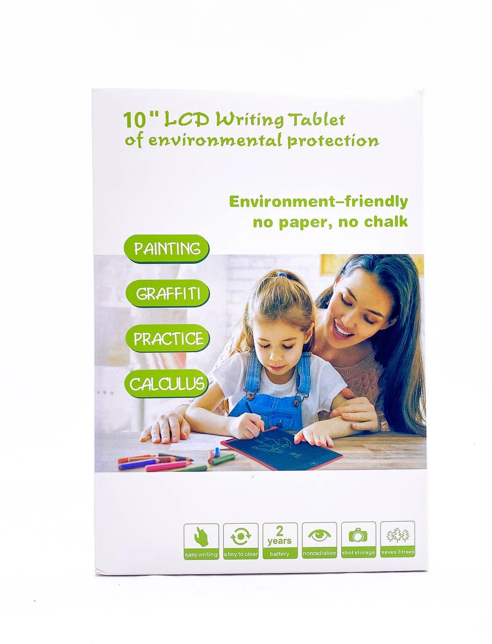 Графический планшет 10 Lcd Writing Tablet черный в Узбекистане