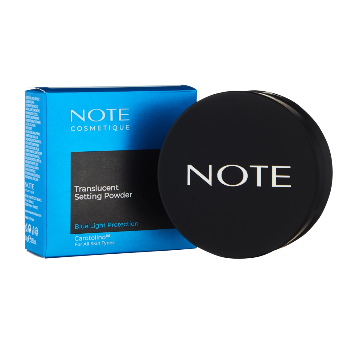 NOTE TRANSLUCENT SETTING POWDER (10 g) pardozni mustahkamlash uchun yuz upasi sotib olish