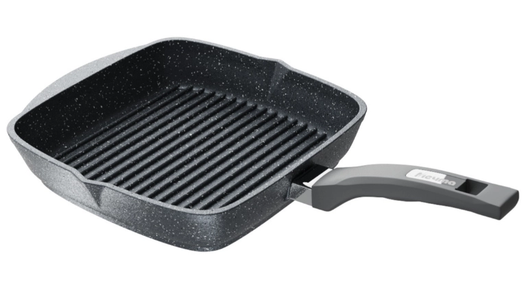 Olinmaydigan tutqichli va qopqog'i bilan kvadrat Toʻq koʻk Mechta tovasi (24sm) arzon