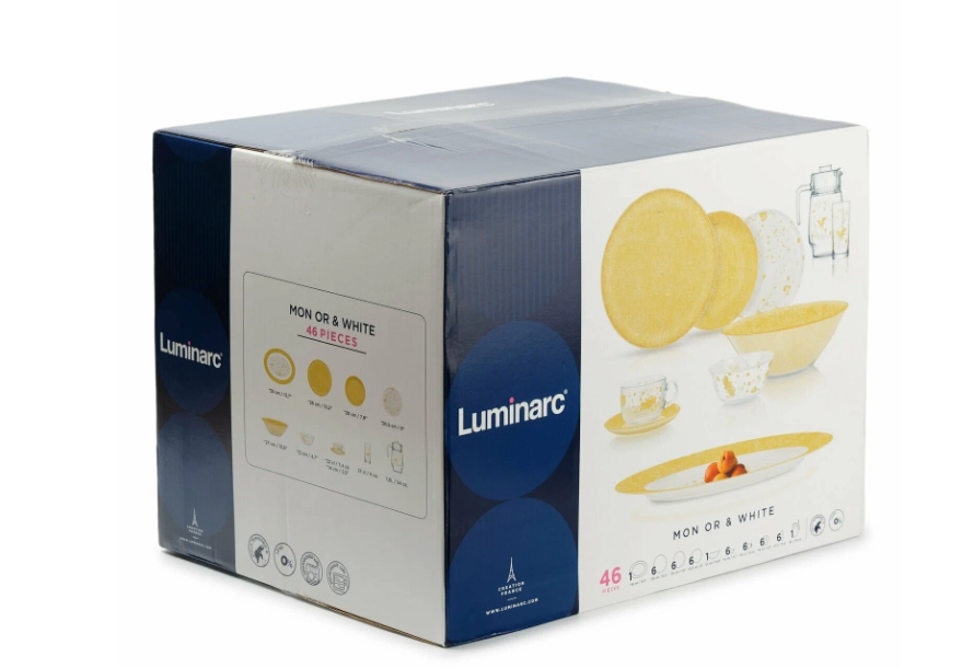 Luminarc Tamako Pink 46 ta element Stol servisi (V3998) O'zbekistonda