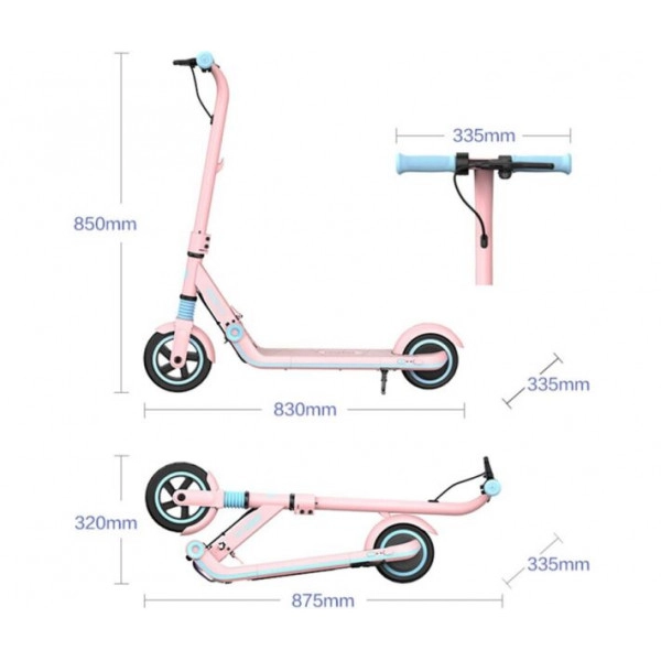 Электросамокат детский Ninebot Kids E8 (14/10/50, розовый) в Узбекистане
