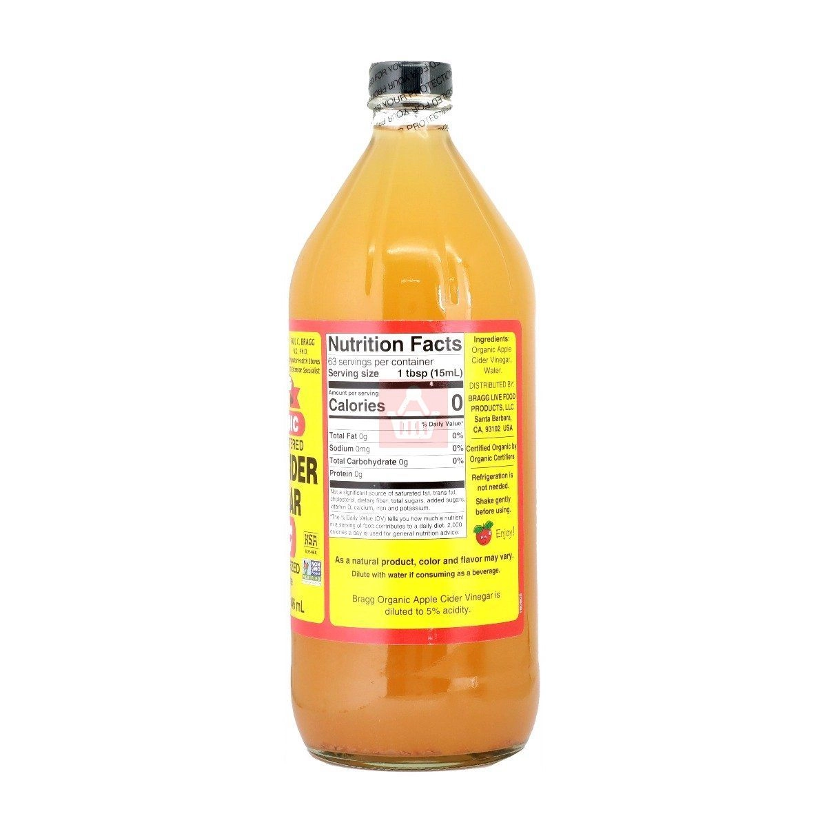 Яблочный уксус Bragg, Organic Apple Cider Vinegar 946 мл (00132) недорого