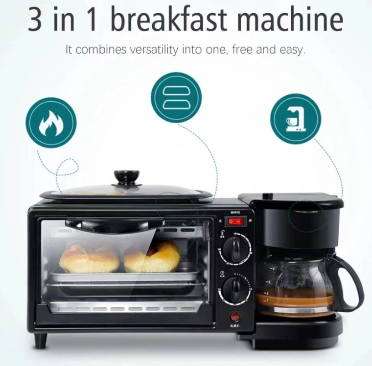 Kofe qaynatgich (toster, skovorodka) Sonifer SF-4004S 3 tasi 1 arzon