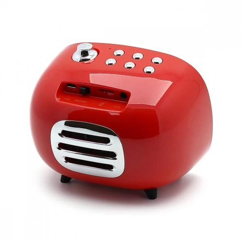 Remax RB-M52 Red &ndash; soatli va budilnikli simsiz LED-kolonka O'zbekistonda