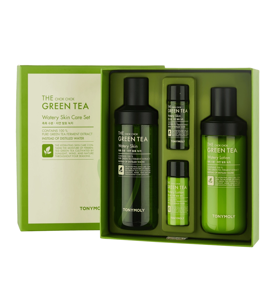 Подарочный набор The Chok Chok Green Tea Skin Care Set для ухода за кожей купить