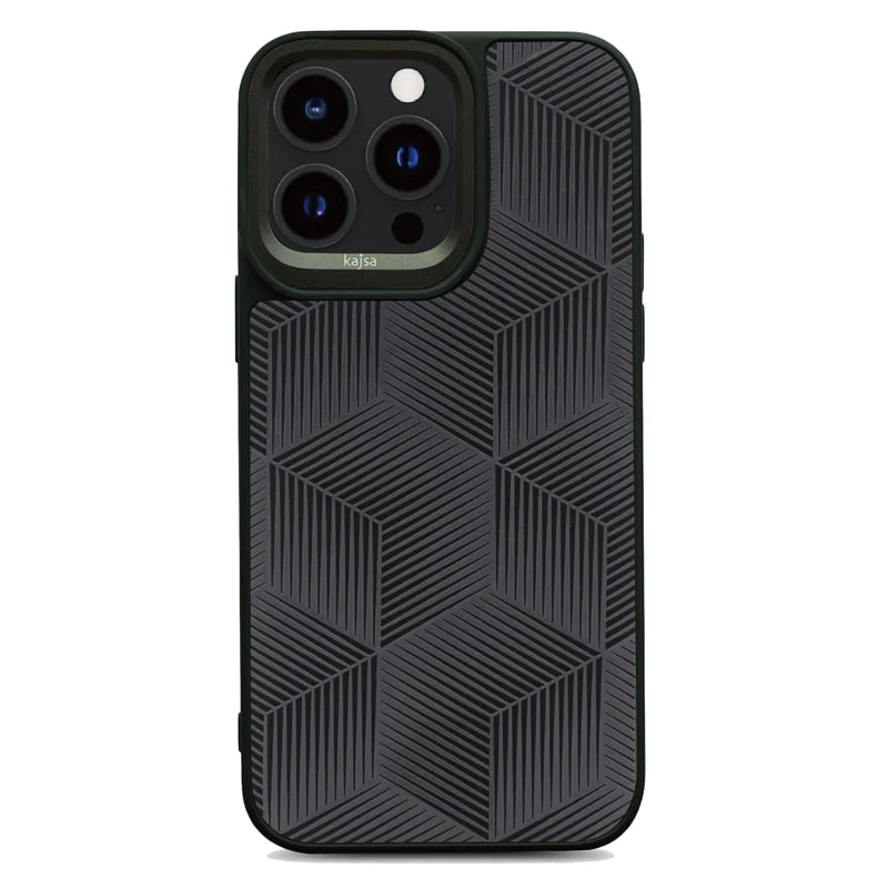 Чехол Kajsa 3D Cube Pattern для  iPhone 15 Pro max черный купить