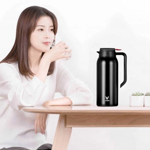 Термокувшин Xiaomi Viomi Steel Vacuum Pot Black в Узбекистане