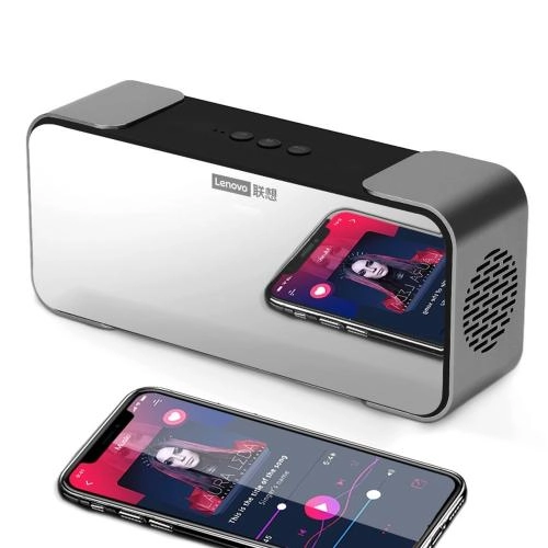 Lenovo L022 Silver-Black simsiz Bluetooth-kolonkasi arzon