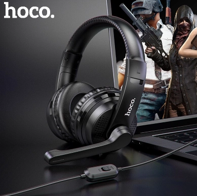 Компьютерная гарнитура Hoco W103 черный онлайн