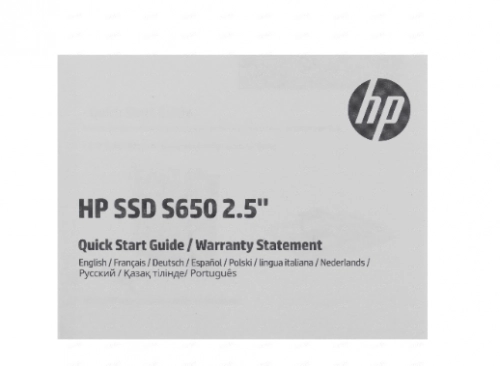 Накопитель HP S650 240 ГБ 2.5 рассрочка