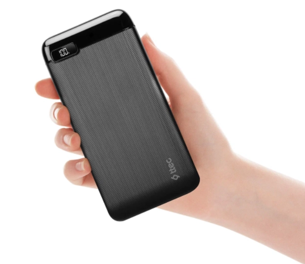 PowerSlim LCD USB-C/Micro USB 10000 mAh ttec Tashqi batareykasi narxi