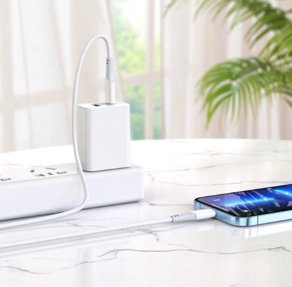 Кабель Hoco X70 Type-c to Layting 20w, 1м White недорого