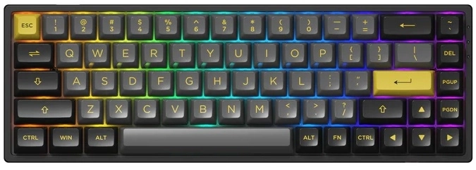 Клавиатура Akko 3068B Plus Black&Gold CS Jelly Black RGB недорого