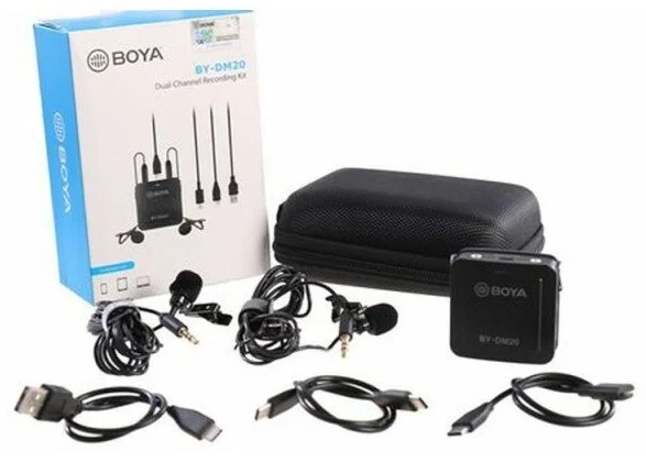 Boya BY-DM20 USB Type-C mikrofon to'plami bo'lib to'lash