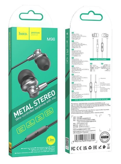 Наушники Hoco M98 Black в Узбекистане