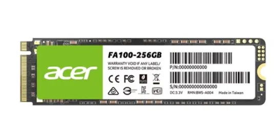 Жесткий диск SSD Acer FA100 256GB NVMe M.2 - фото №3 Жесткий диск SSD Acer FA100 256GB NVMe M.2 недорого