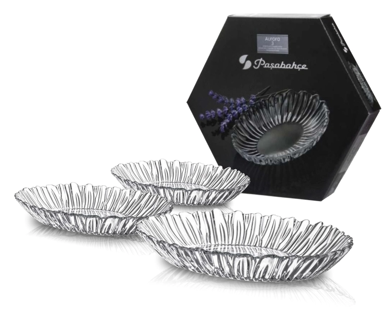 Блюдо Pasabahce Aurora 99х155мм 3шт (10545a) в Узбекистане