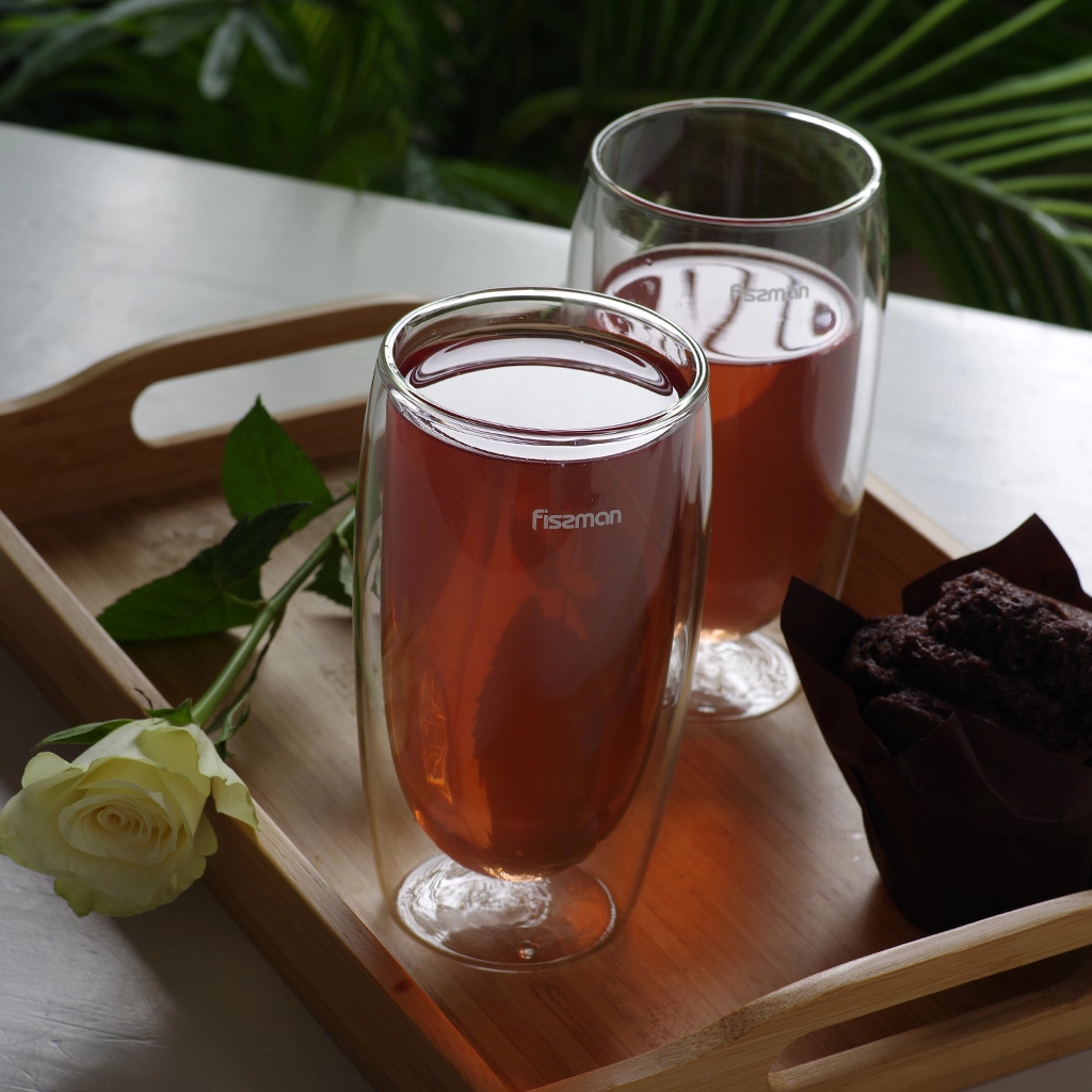 Fissman 350 ml Ikki devorli stakan bo'lib to'lash