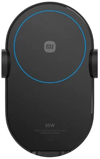Держатель с беспроводной зарядкой Xiaomi Wireless Car Charger 30W  черный недорого