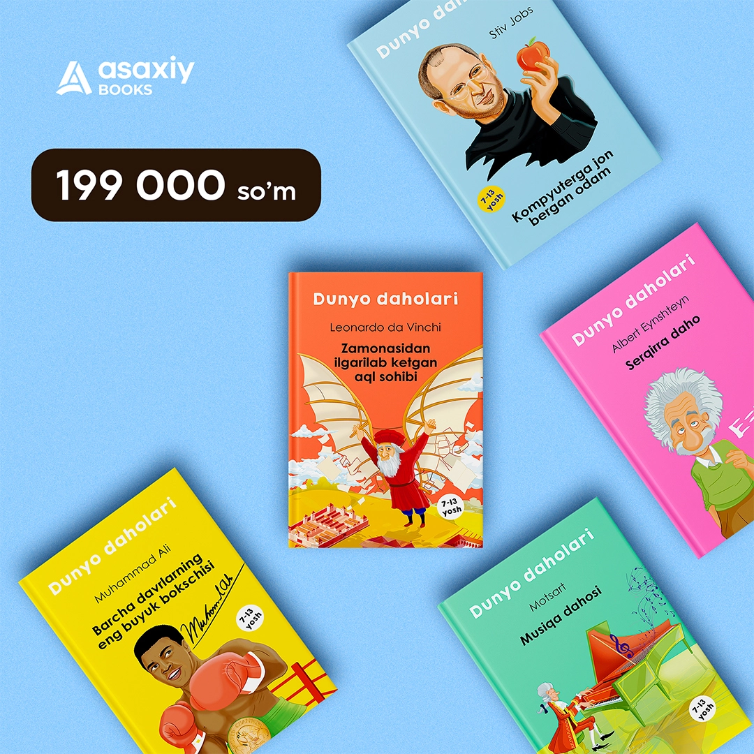 Dunyo daholari (kitoblar to‘plami) sotib olish