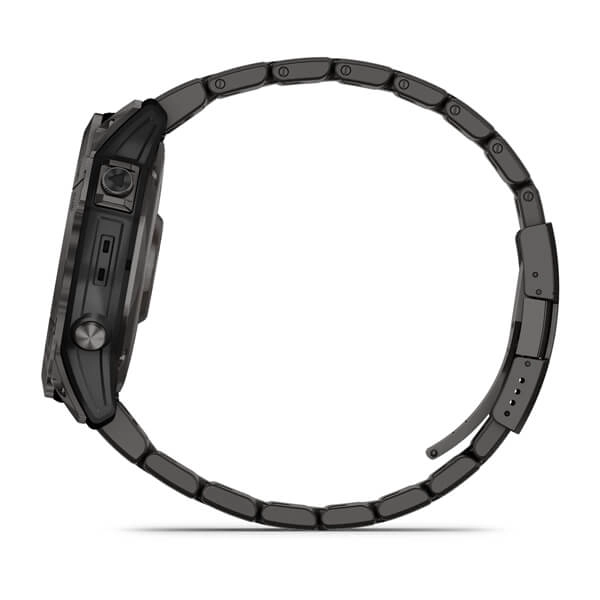 Garmin FENIX 7X Sapphire Solar Edition Carbon Grey DLC Titanium with Carbon Grey DLC Vented Titanium Band smart-soati sotib olish