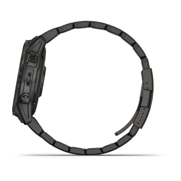Смарт часы Garmin FENIX 7 Sapphire Solar Edition Carbon Grey DLC Titanium with Carbon Grey DLC Vented Titanium Band купить