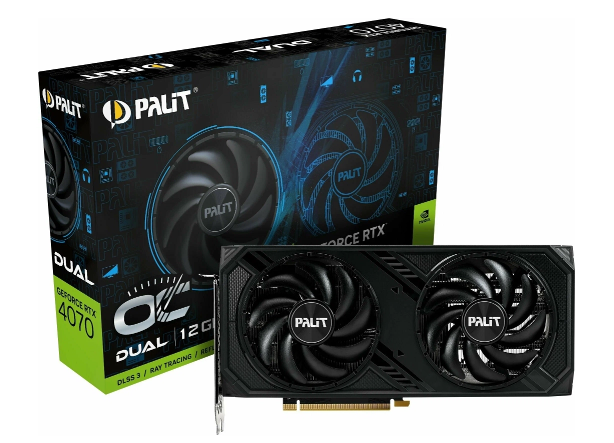 Видеокарта Palit RTX 4070 Dual OC 12GB рассрочка