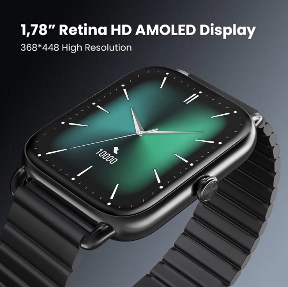 Haylou RS4 PLUS Black smart-soati. arzon