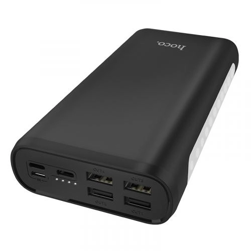 Hoco J60 Snowflake 30000mAh Black tashqi akkumulyatori - rasm №3 Hoco J60 Snowflake 30000mAh Black tashqi akkumulyatori arzon