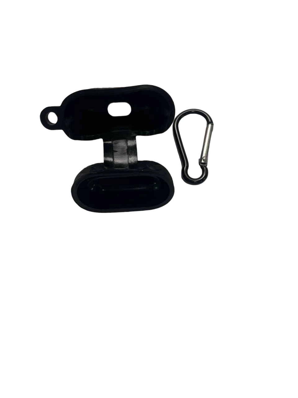 Силиконовый чехол для подвешивания Chexol Airpods 1/2 CH0546 черный недорого