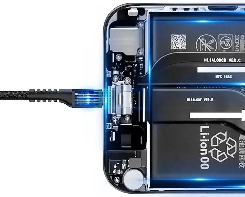 Baseus Fish Eye Spring Type-C 1m CALSR-01 Black kabeli bo'lib to'lash