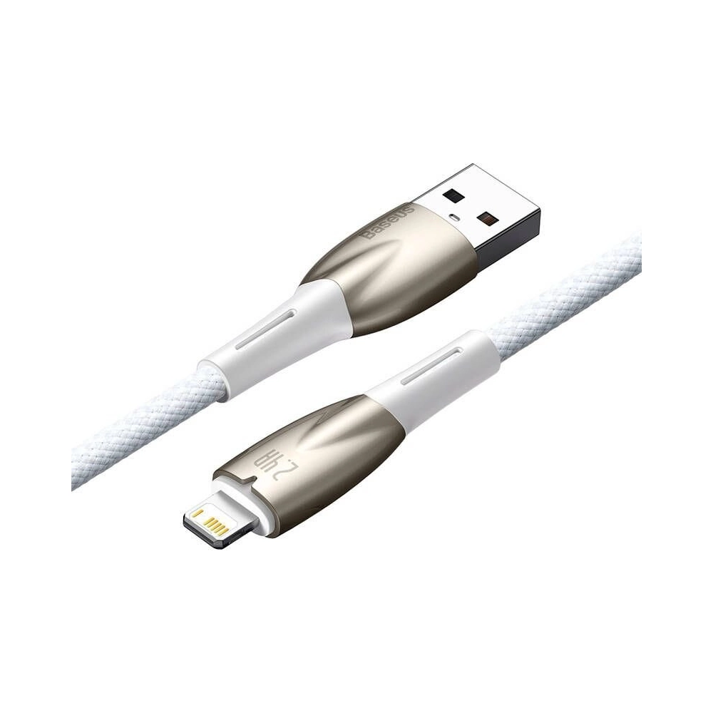 Baseus CADH000202 Glimmer Series Fast Charging Data Cable USB - Lightning 2.4A 1m kabeli O'zbekistonda