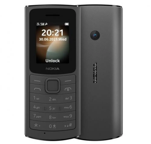Nokia 110 Dual Sim (2021) 4G Black telefoni sotib olish