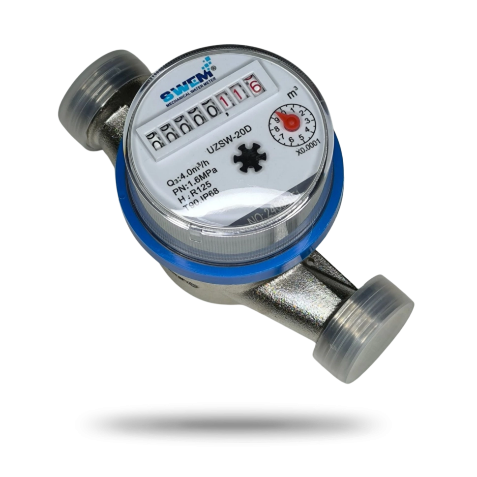 Issiq va sovuq suv uchun mexanik hisoblagich SWEM 20 XVS, GVS (R125) arzon